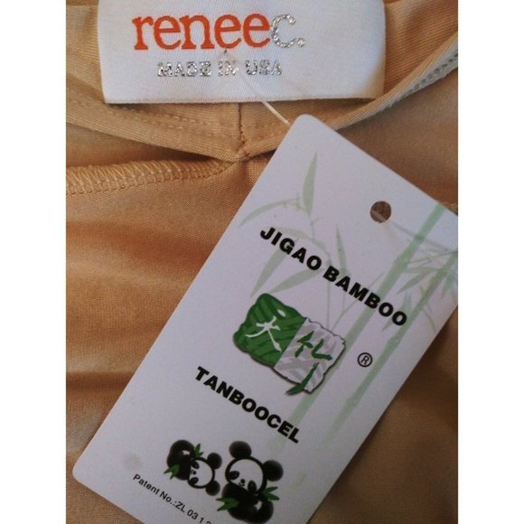 Renee C Extra Soft Natural Bamboo Short Sleeve Open Front Cardigan SIZE M NWT - Picture 5 of 10